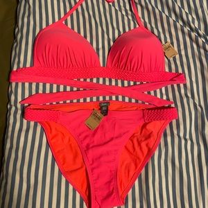 Moving sale! NEW Aerie hot pink bikini